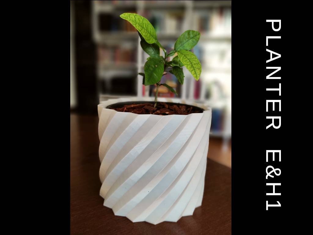 Jardinière géométrique / Pot / Vase en quatre tailles