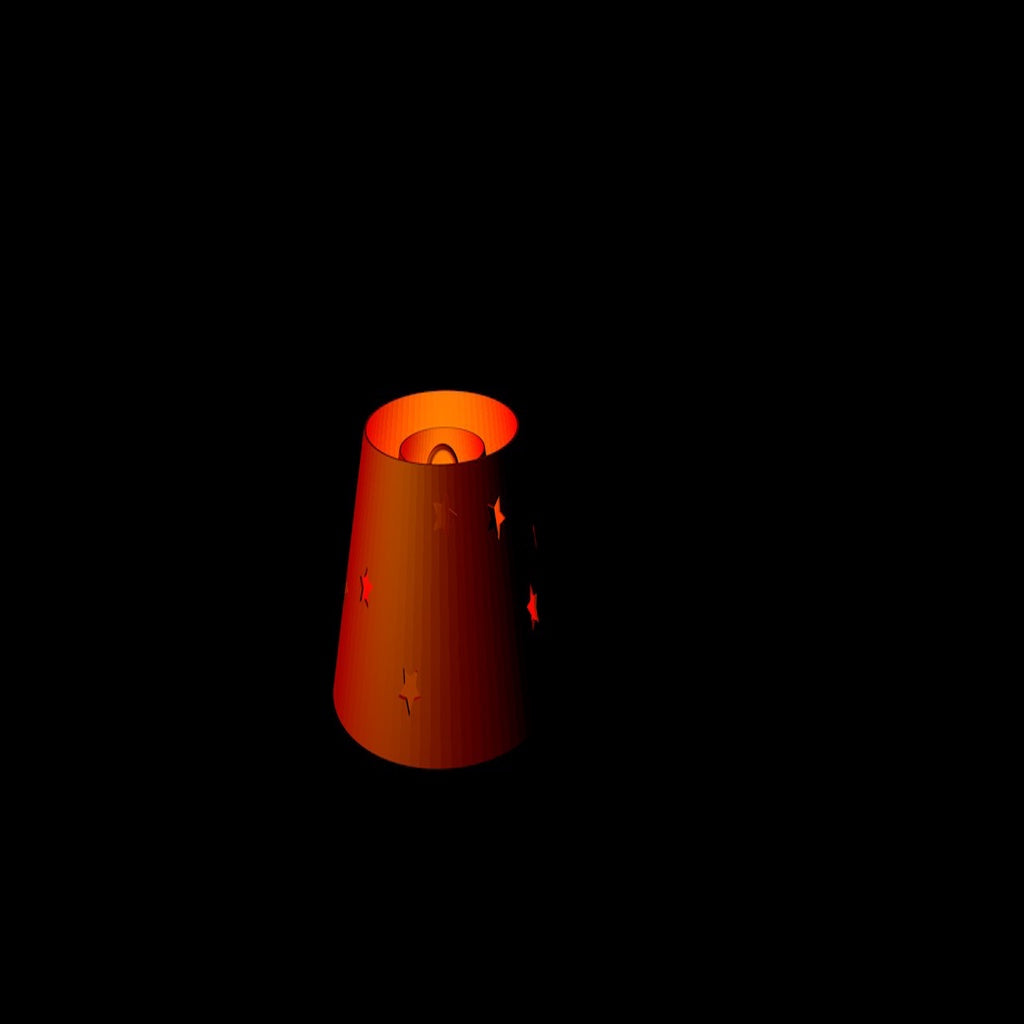 Décoration d&#39;arbre de Noël télescopique de Momento 3D