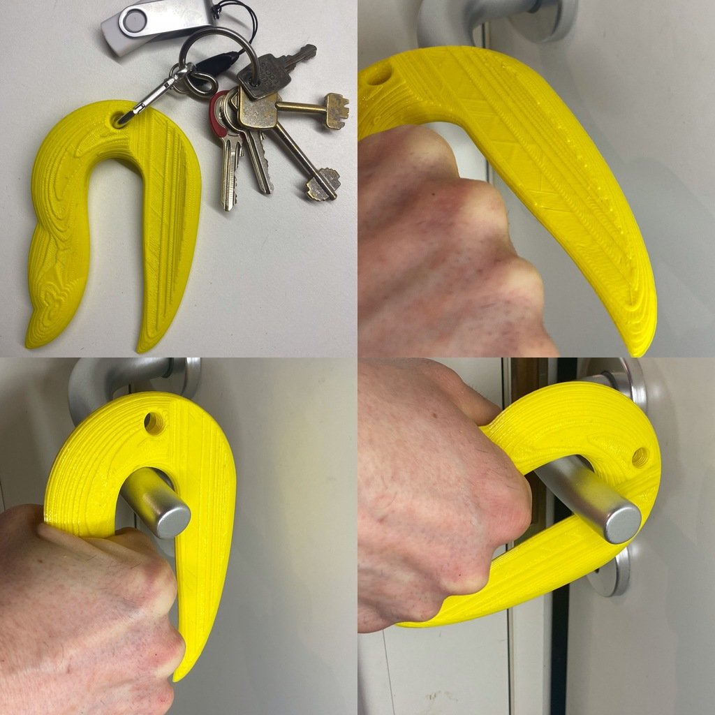 Toucan Saw Grabber : Porte-clés et ouvre-porte mains libres