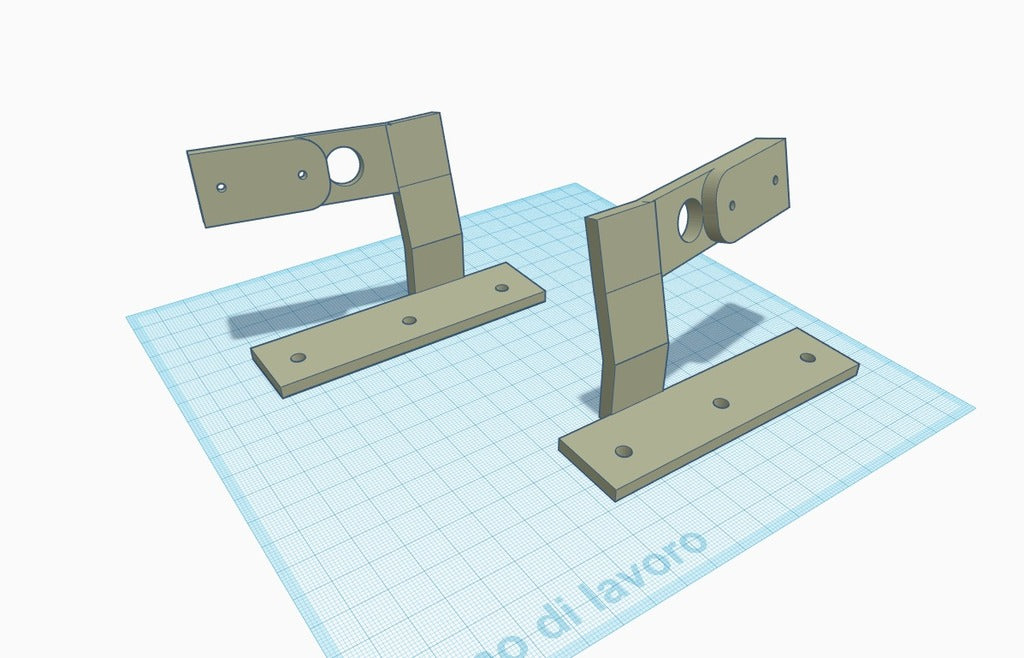 Support pour enceintes Logitech Z4 pour bureau Ikea Bekant