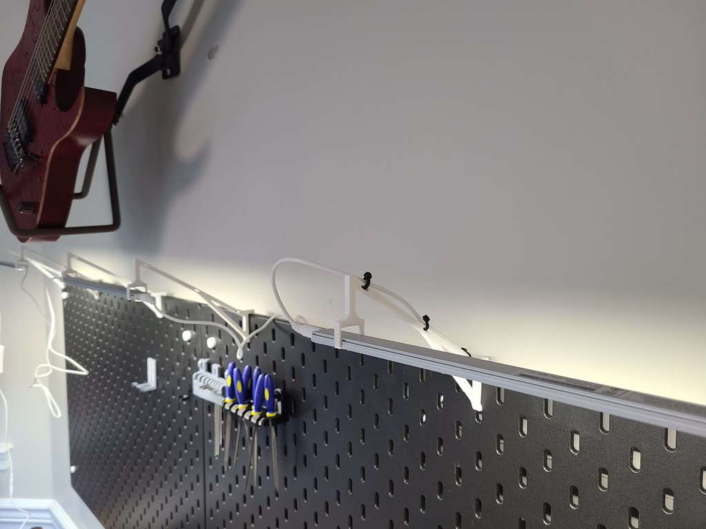 Clip lumineux pour IKEA SKÅDIS Board pour ASOKO Under Cabinet Led Light