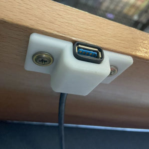 Support de port USB sous le bureau pour accessoires de bureau