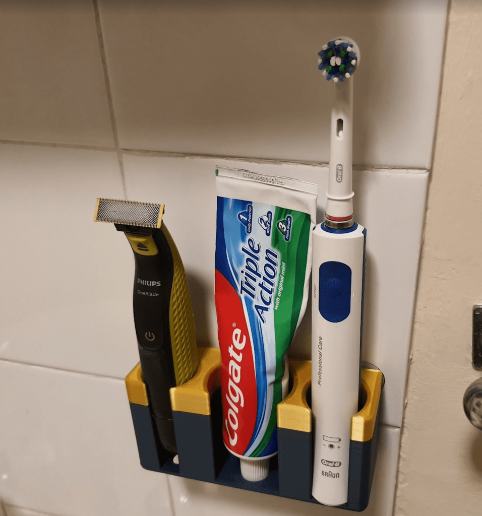 Support de salle de bain pour brosse à dents, dentifrice et Phillips OneBlade Oral B Pro 570