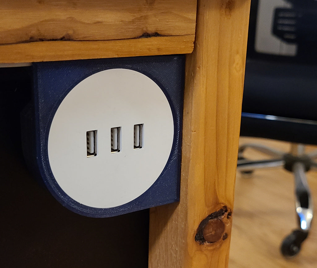 Support de chargeur USB Ikea Nordmarke pour montage sur meuble