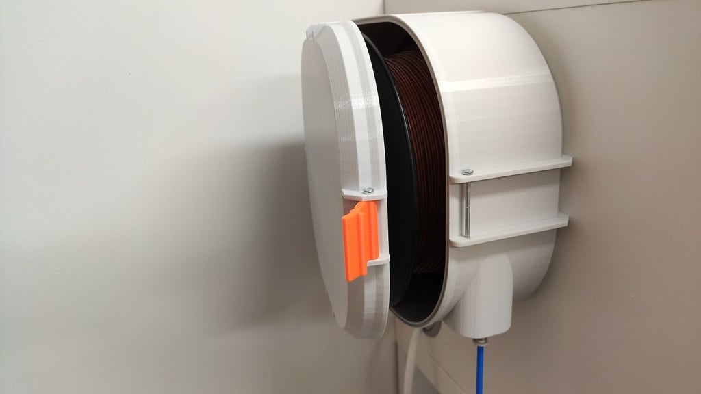 Boîte à filament et porte-bobine aux dimensions réglables