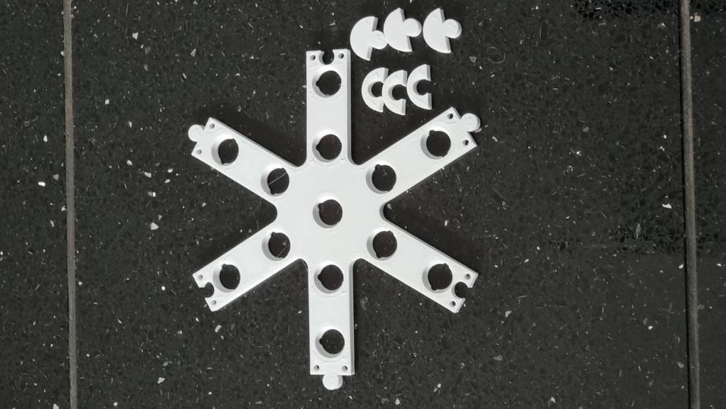 WS2811 Puzzle flocon de neige sans fin Pixel - Lumières de Noël évolutives