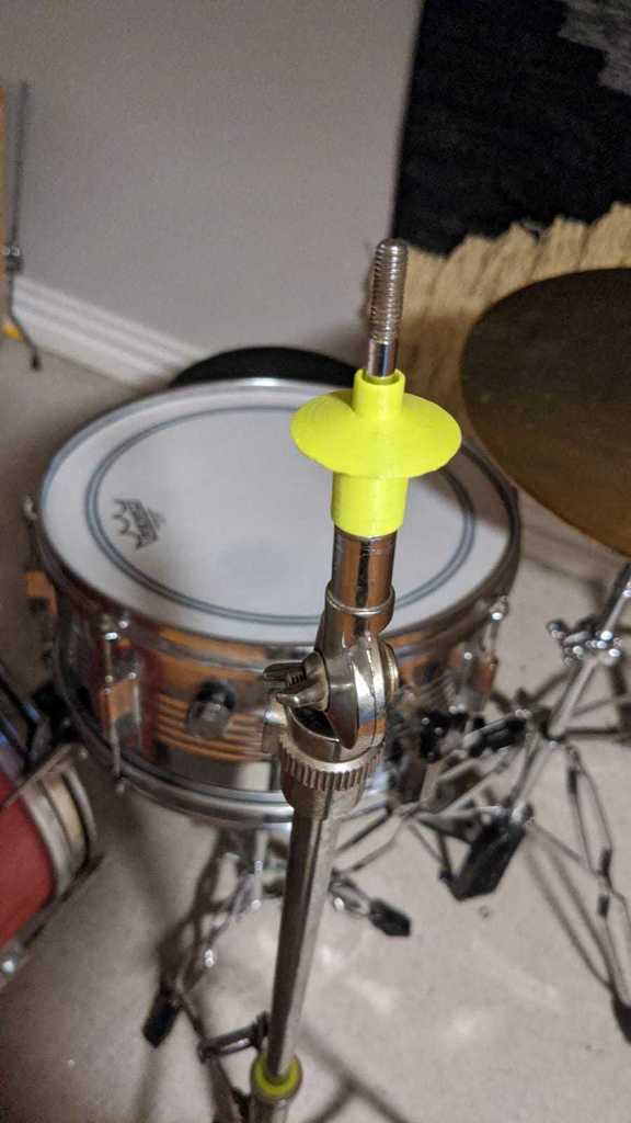 Remplacement des disques en plastique du support de cymbale de batterie