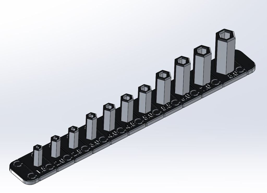 Jeu de clés Allen « Snap-Lock » à poignée hexagonale avec supports modulaires de 1,3 mm à 10,0 mm
