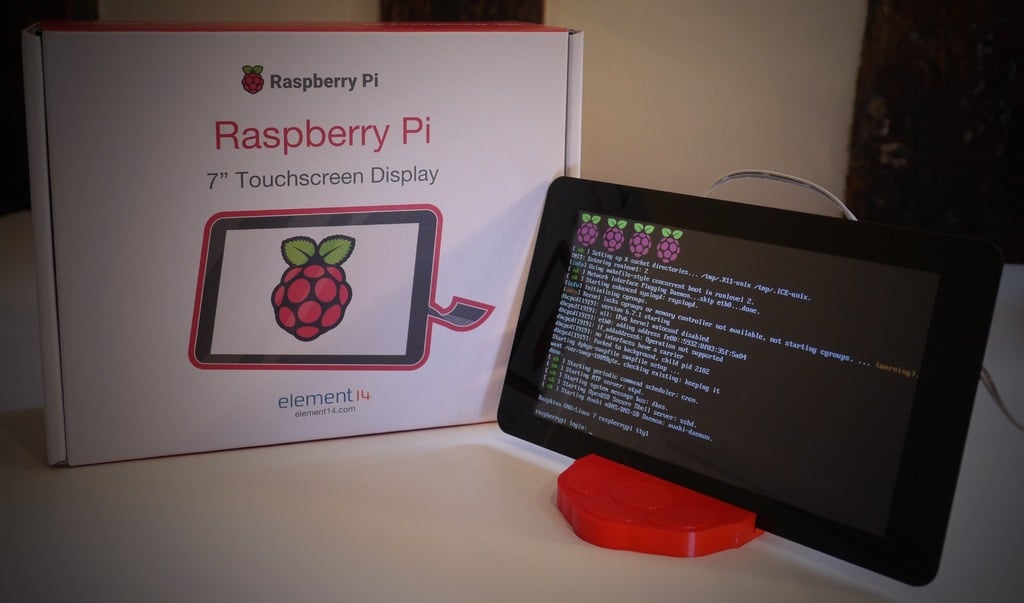 Présentoir à écran tactile Raspberry Pi pour imprimante 3D